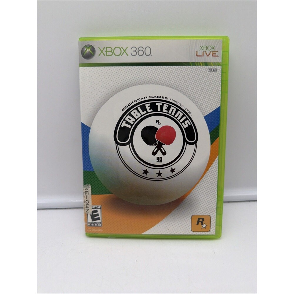 Rockstar Table Tennis (Microsoft Xbox 360, 2006) - Complete Cib Clean Tested
